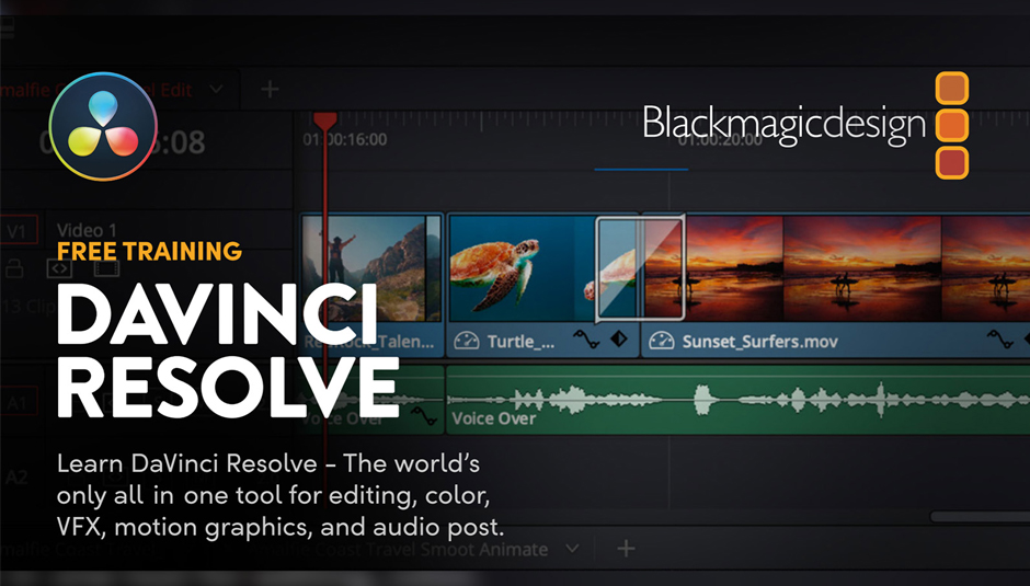 Blackmagic DaVinci Resolve Free Training
